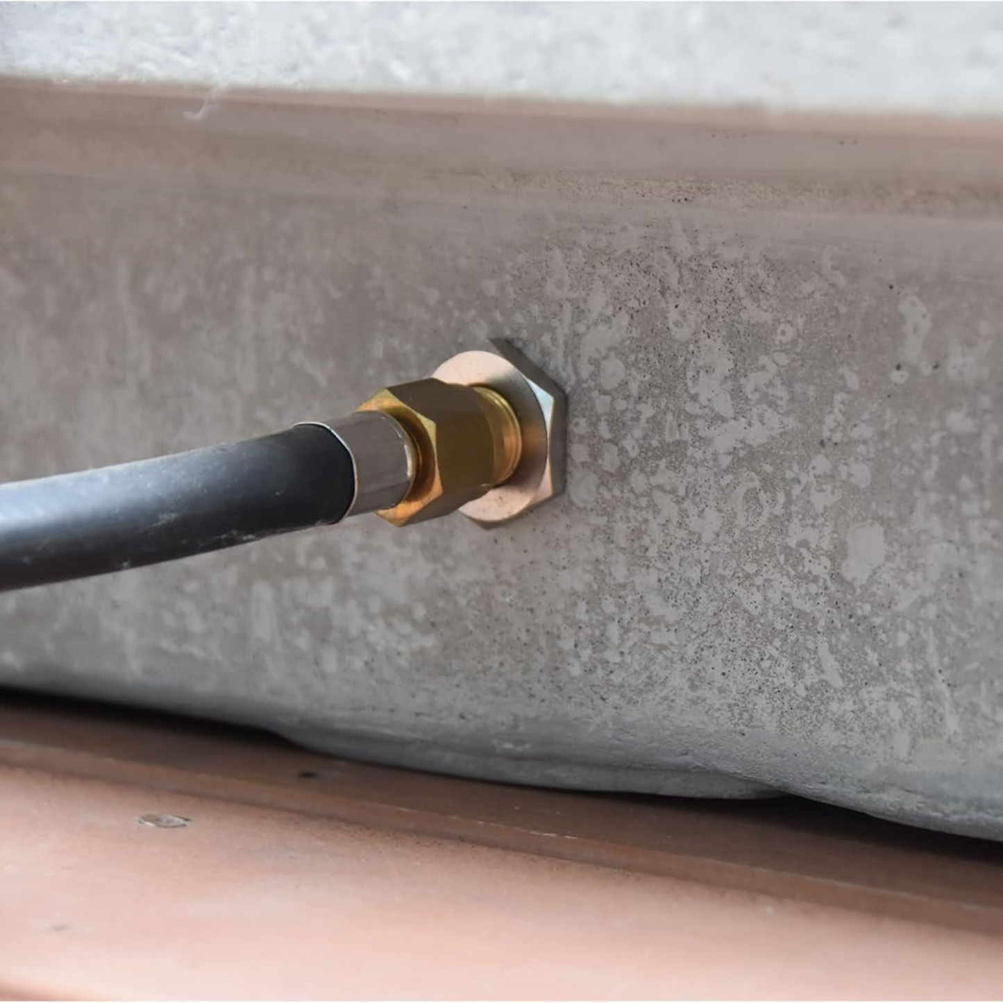 56"×32" Cast Concrete Fire Pit Table