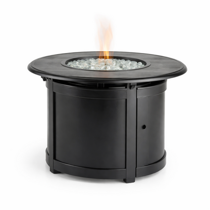 36″ Round Aluminum Fire Pit Table