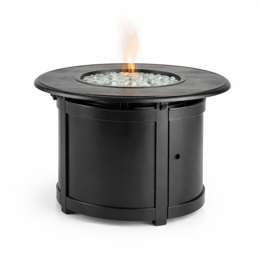 36″ Round Aluminum Fire Pit Table