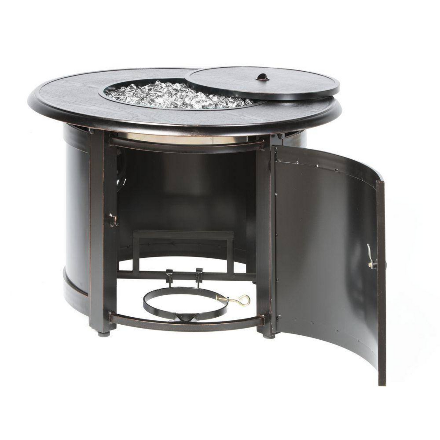 36″ Round Aluminum Fire Pit Table