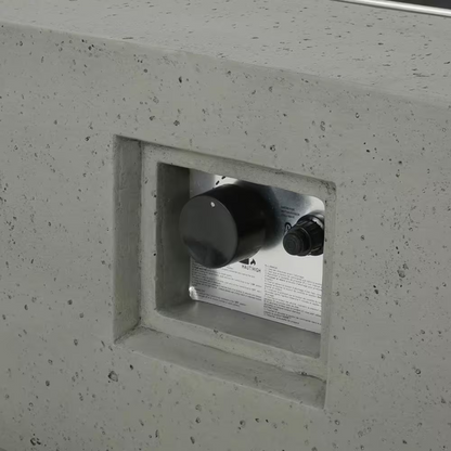 56″ Rectangular MGO Fire Pit Table