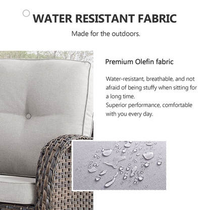 7-Piece Patio Furniture Set – Fire Pit Seating